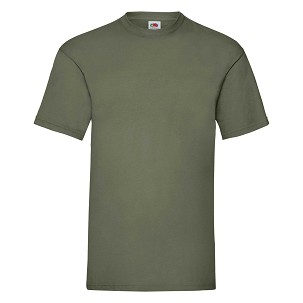 Fruit of the Loom, Valueweight, muška pamučna majica kratkih rukava, maslinasto zelena, 3XL