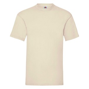 Fruit of the Loom, Valueweight, muška pamučna majica kratkih rukava, natural, 3XL