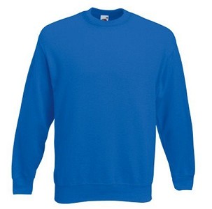 Fruit of the Loom, Classic Set-in Sweat, Classic Men's Sweatshirt, Royal Blue, XL