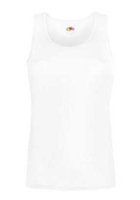 Fruit of the Loom, Ladies Performance Vest, sportska atlet majica za žene, bela,L