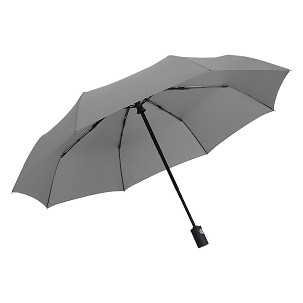 FIORE, foldable windproof umbrella with car open/close function, gray