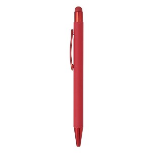 TITANIUM TOUCH COLOR, metal "touch" ball pen, red