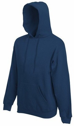 Fruit of the Loom, Classic Hooded Sweat, klasični muški duks sa kapuljačom, teget, L