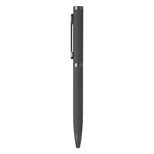 AMBASADOR, metal ball pen with paper sleeve, gray