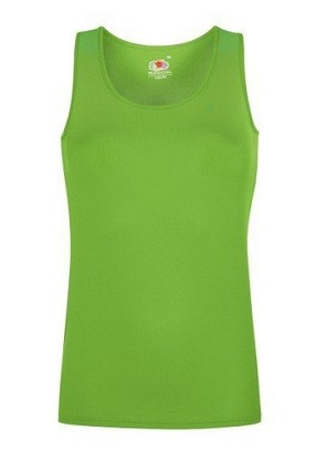 Fruit of the Loom, Ladies Performance Vest, sportska atlet majica za žene, limeta, XL