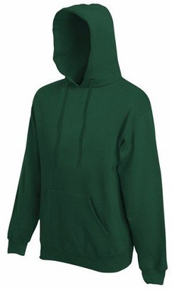 Fruit of the Loom, Classic Hooded Sweat, klasični muški duks sa kapuljačom,šumsko zelena , L