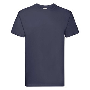 Fruit of the Loom, Super Premium, muška pamučna majica kratkih rukava, tamno teget, 2XL