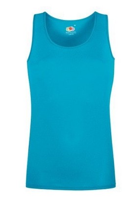 Fruit of the Loom, Ladies Performance Vest, sportska atlet majica za žene, azurna plava,L