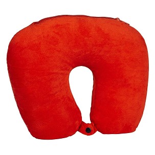 SLEEP, travel pillow, red
