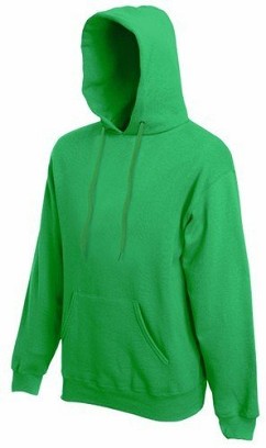 Fruit of the Loom, Classic Hooded Sweat, klasični muški duks sa kapuljačom,kelly zelena , L