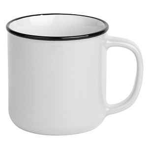 BETTY, keramička šolja, 250 ml, bela
