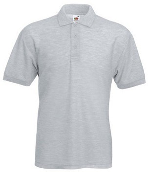 Fruit of the Loom, 65/35, Men's Polo Shirt, Ash Gray, M