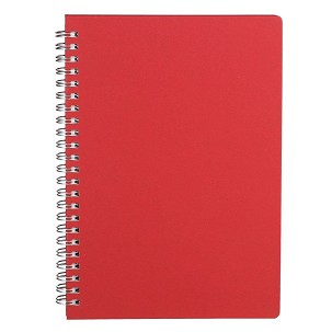 GRATZ, a5 wire-o notebook, red