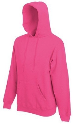 Fruit of the Loom, Classic Hooded Sweat, klasični muški duks sa kapuljačom,fuksija , L