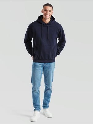 Fruit of the Loom, Classic Hooded Sweat, klasični muški duks sa kapuljačom, tamno teget, 2XL