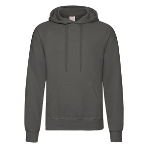 Fruit of the Loom, Classic Hooded Sweat, klasični muški duks sa kapuljačom, svetlo grafit , L