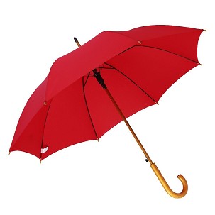 CLASSIC RPET, umbrella with carmatic opening, red