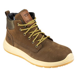 KENTUCKY, high-top safety shoe s3 src, brown