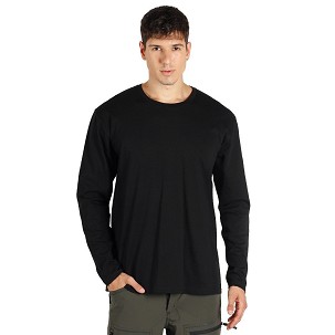 TARGET LSL, pamučna majica dugih rukava, 160 g/m2, crna