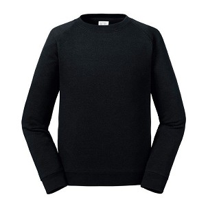 RUSSELL Children's Authentic Raglan Sweat, black