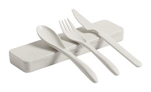 Beylom, set escajga od ekološke plastike, bela
