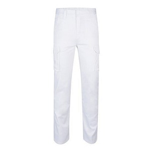 VL LUGH. Rastegljive pantalone sa više džepova (240g/m²) od pamuka (46%), EME (38%) i poliestera (16%)