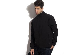 NERO, muška softšel jakna, crna