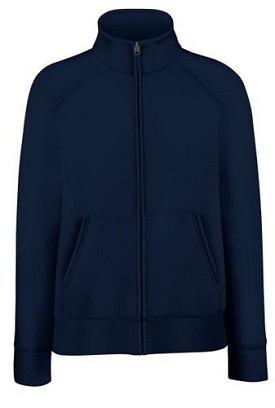 Fruit of the Loom, Ladies Premium Sweat Jacket, Women's Sweatshirt, Dark Weight, M