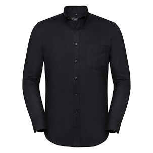 Russell Europe Muška Long Sleeve Tailored Button Down Oxford košulja, košulja dugih rukava