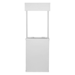ADVERT, promo stand, white