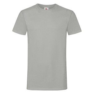 Fruit of the Loom, Sofspun, men's T-shirt, zinc, XL