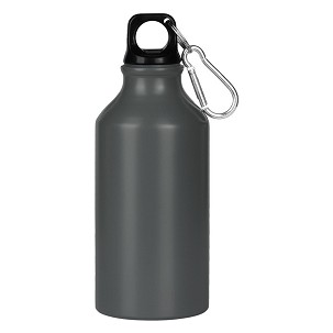 CAMPUS MAT, sportska boca, 400 ml, tamno siva