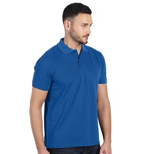 GO GREEN, polo shirt, 180 g/m2, royal blue