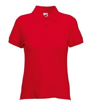 Fruit Of The Loom Polo Lady-Fit, Women's Polo Shirt
