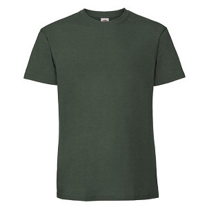 Fruit of the Loom, Iconic Ringspun Premium T, muška majica kratkih rukava, šumska zelena, M