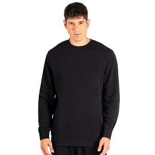 TERRY MEN, dukserica sa okruglim izrezom, 280 g/m2, crna