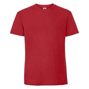 Fruit of the Loom, Iconic Ringspun Premium T, muška majica kratkih rukava, crvena,3XL