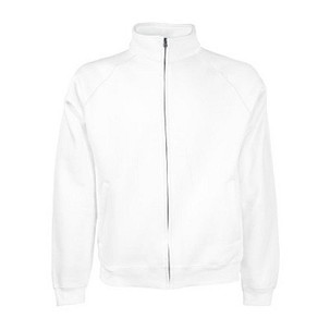Fruit of the Loom, Classic Sweat Jacket, klasični muški duks na zakopčavanje, bela, L