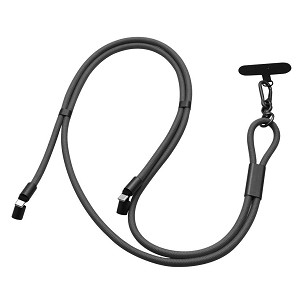 NET 65W, type-c charging and data cable and lanyard, 65 w, dark gray