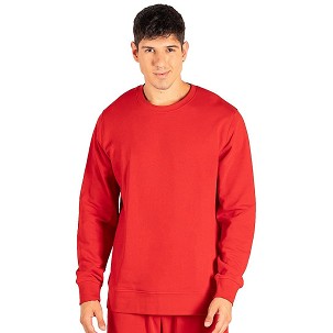 TERRY MEN, dukserica sa okruglim izrezom, 280 g/m2, crvena