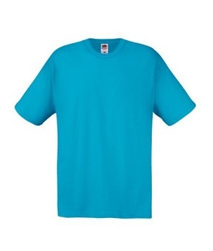 Fruit of the Loom, Original T, muška pamučna majica kratkih rukava, azurno plava, S