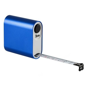 DOT, measuring tape, 3 m, blue