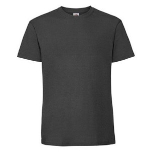 Fruit of the Loom, Iconic Ringspun Premium T, muška majica kratkih rukava, svetlo grafit,3XL