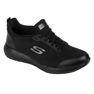 SQUAD, women's low-cut work sneakers, black