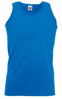Fruit of the Loom, Valueweight Athletic West, Men's Cotton T-shirt, Royal Blue, 2XL