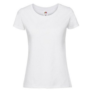 Fruit of the Loom, Ladies Iconic Ringspun Premium T, women's T-shirt, white, L