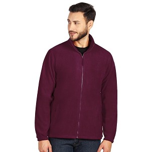 POLARIS, dukserica od brušenog flisa, bordo