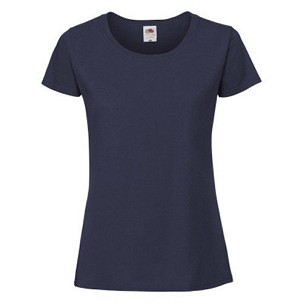 Fruit of the Loom, Ladies Iconic Ringspun Premium T, ženska majica kratkih rukava, teget, S