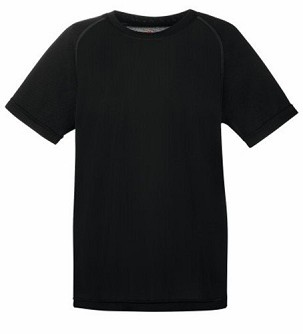 Fruit of the Loom, Performance, Men's Kids Sports T-shirt, Black, 3-4