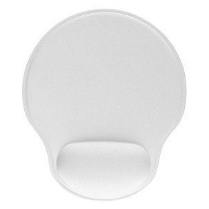 ROUND PAD, podloga za kompjuterski miš, bela